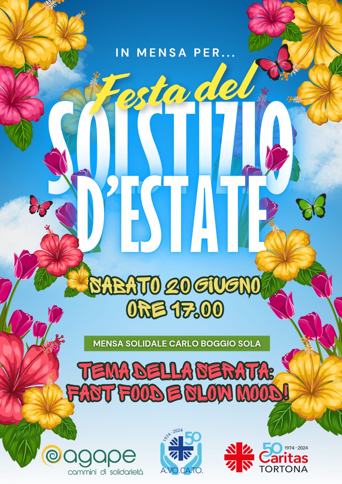 Festa del solstizio d'estate in... mensa!